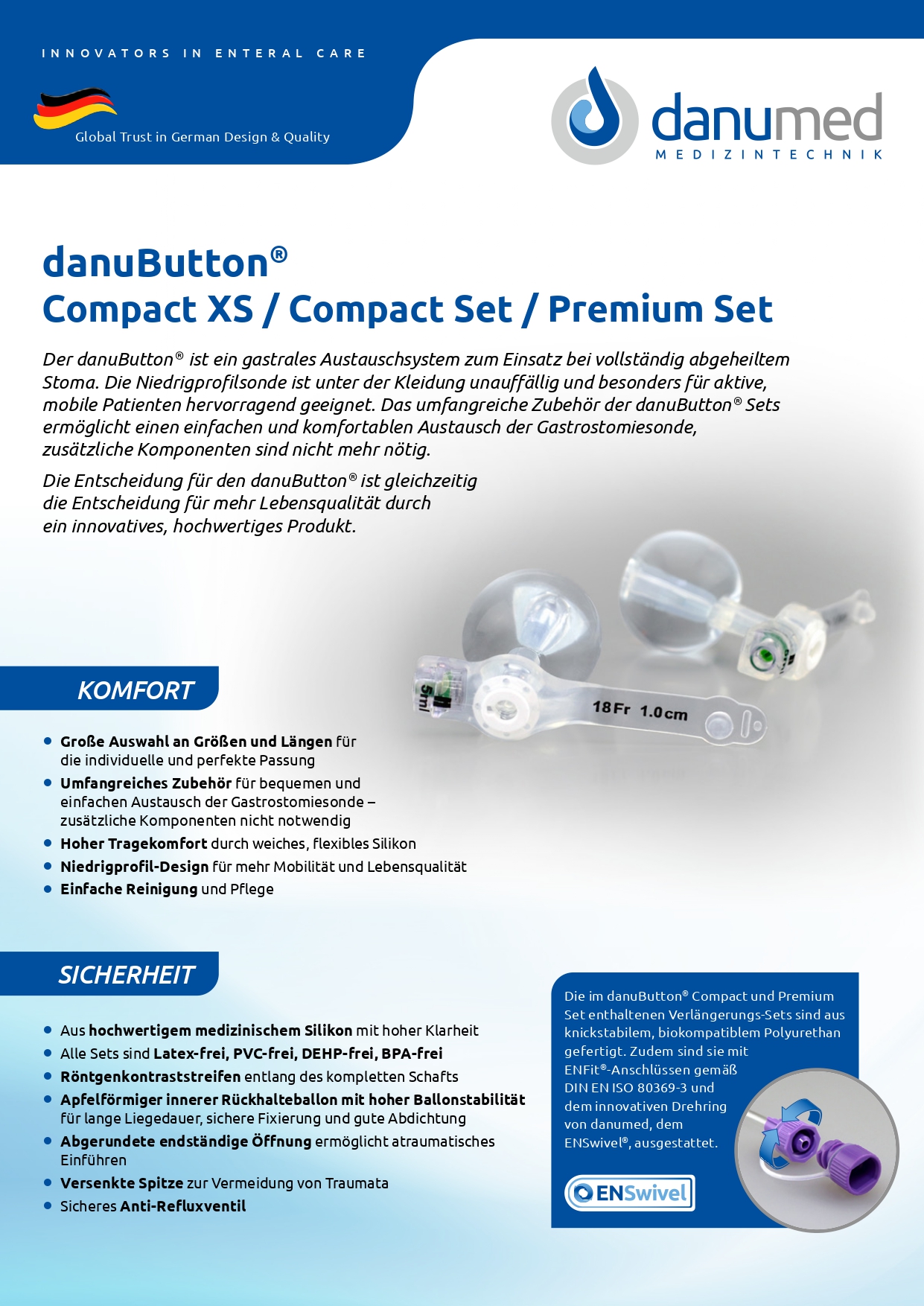 danuButton® Gastrostomy Button Sets