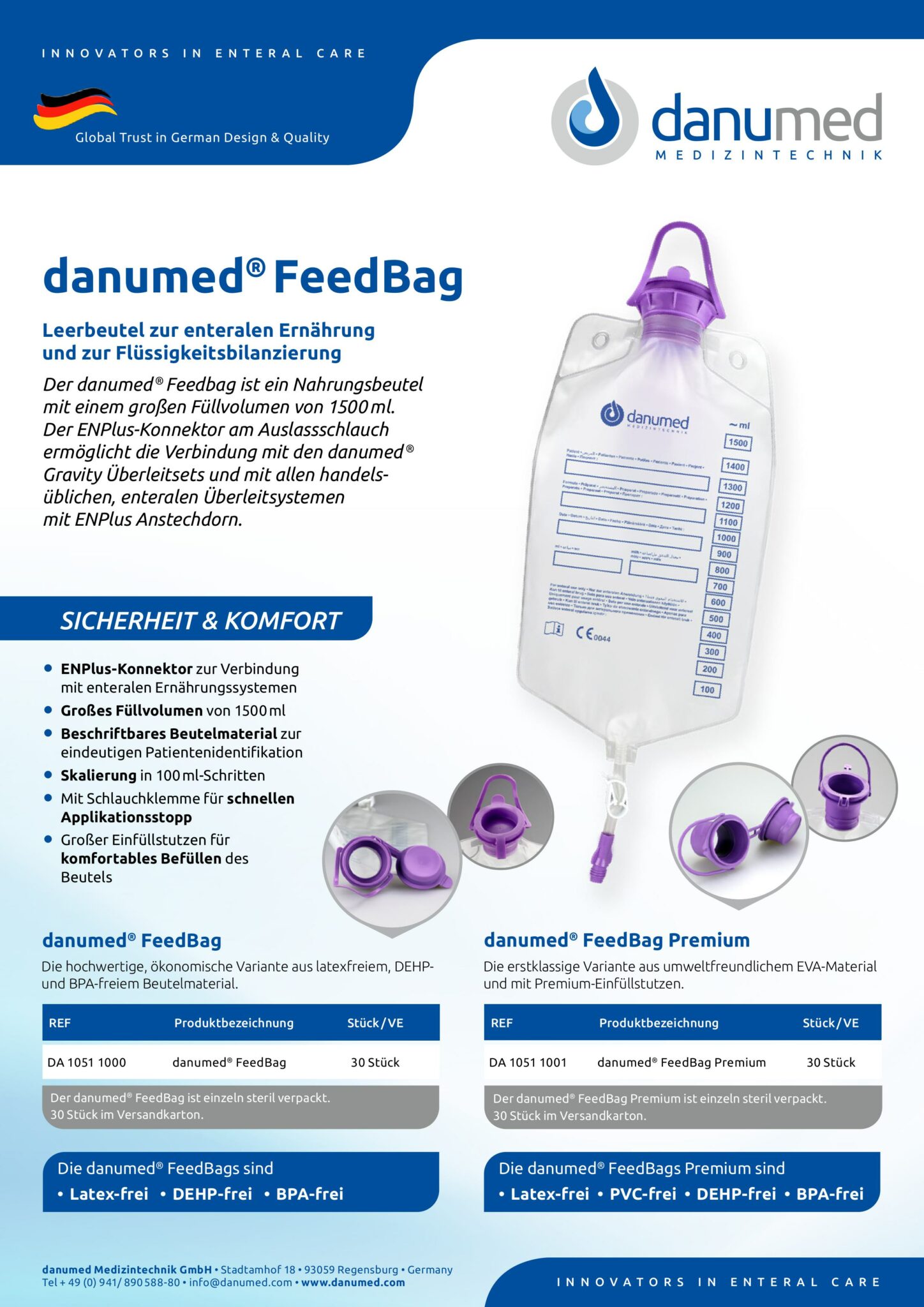 danumed® FeedBag / Enteral Bag